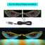 Car Dynamic Eye LED Lights – Flexible Rear Window Display, 12V, 4 Colors