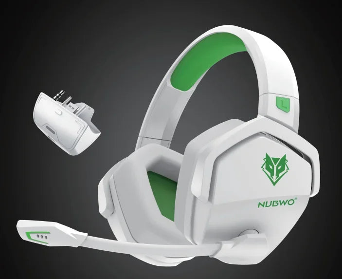 NUBWO G06 Wireless Gaming Headset – 2.4GHz + BT 5.3, 100H Battery, PS5/PS4/PC/Switch