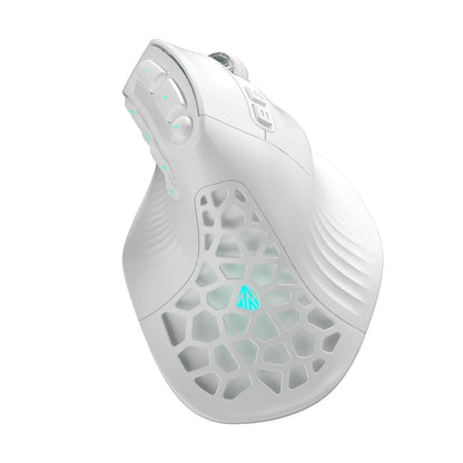 SOLAKAKA E9 Pro MMO Vertical Gaming Mouse – PAW3395, 15 Buttons, 36000 DPI, Tri-Mode