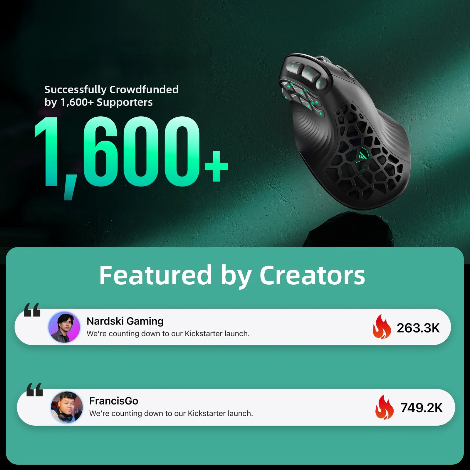 SOLAKAKA E9 Pro MMO Vertical Gaming Mouse – PAW3395, 15 Buttons, 36000 DPI, Tri-Mode