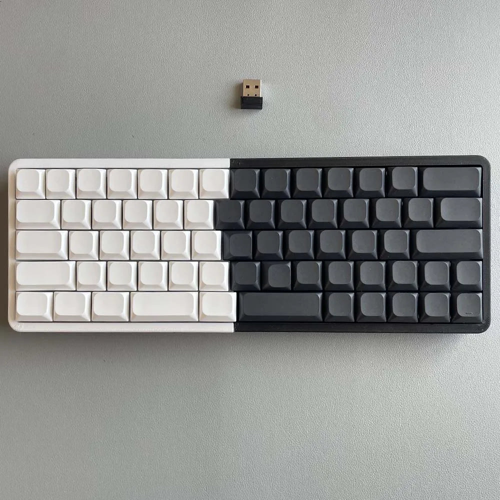 SZRKBD W64 Split Ergonomic Mechanical Keyboard – 2.4G Wireless, Hot-Swap, VIAL