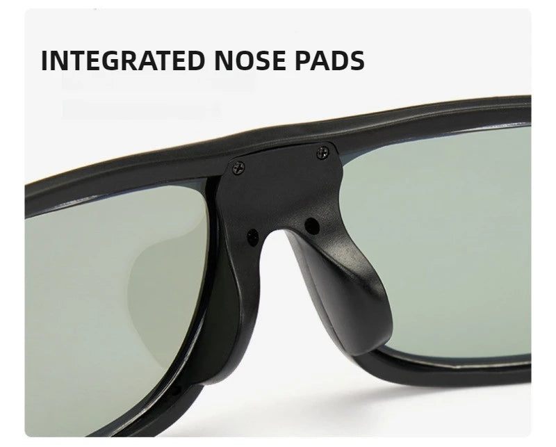 TILIKEU Photochromic Sports Sunglasses – Polarized UV400, TR90