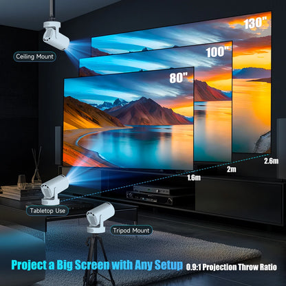 Magcubic HY300 Pro+ Mini Projector – 290 ANSI, Android 14, WiFi 6, 8K, BT 5.4