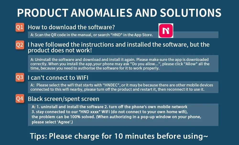 Wireless Ear Camera - HD Ear Wax Removal Tool with LED Light