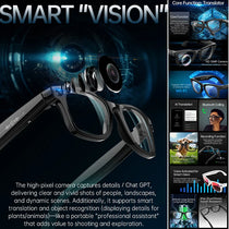 W620 Pro AI Smart Glasses – 4K Camera, Bluetooth 5.3 & Real-Time Translation
