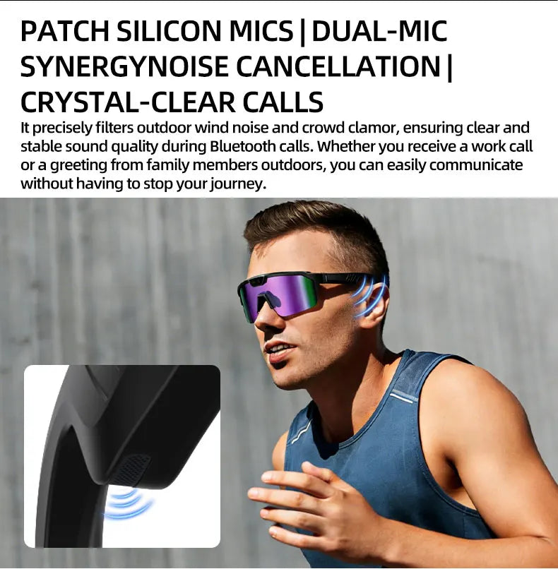 GUHUAVMI Q01 AI Smart Glasses – Dual Camera, 4K Video, Stereo Audio & Real-Time Translation