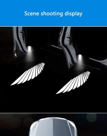 Wireless HD Laser Car Door Projector – Auto Sensor, No Wiring, Battery Powered, 2/4pcs