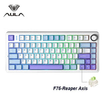 AULA F75 Mechanical Gaming Keyboard – 75%, Triple Mode, RGB, Hot-Swap, Gasket Mount