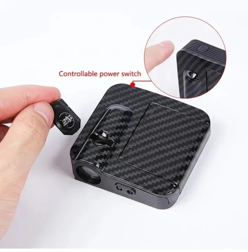 Wireless HD Laser Car Door Projector – Auto Sensor, No Wiring, Battery Powered, 2/4pcs