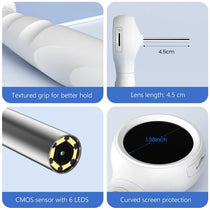 ILIHOME Visual Ear Cleaner with 1.38" Screen – 1080P HD Otoscope, 4.2mm Lens & 6 LED Lights