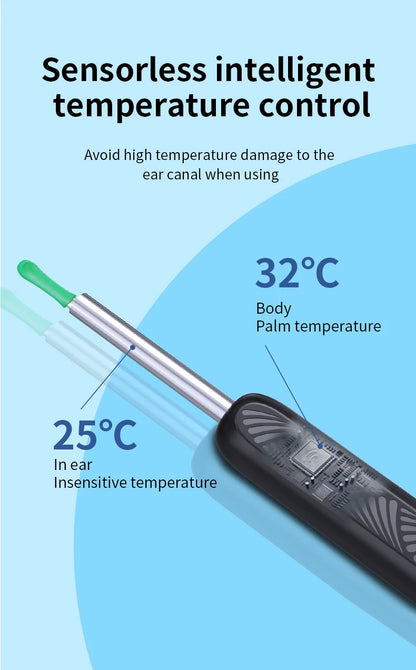Wireless Ear Camera - HD Ear Wax Removal Tool with LED Light