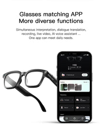 AI Smart Glasses M08 – HD Camera, Translation & Voice Assistant