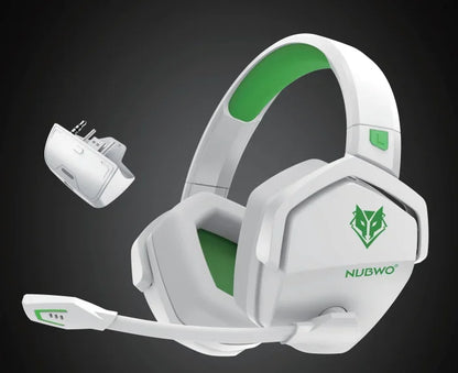 NUBWO G06 Wireless Gaming Headset – 2.4GHz + BT 5.3, 100H Battery, PS5/PS4/PC/Switch