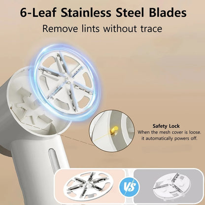 1pcs Electric Lint Remover Rechargeable Fabric Shaver For Clothing Clothes Fluff Remover Portable Electric Hair Ball Trimmer