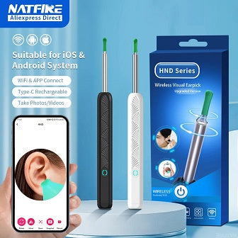 Wireless Ear Camera - HD Ear Wax Removal Tool with LED Light Secondary image