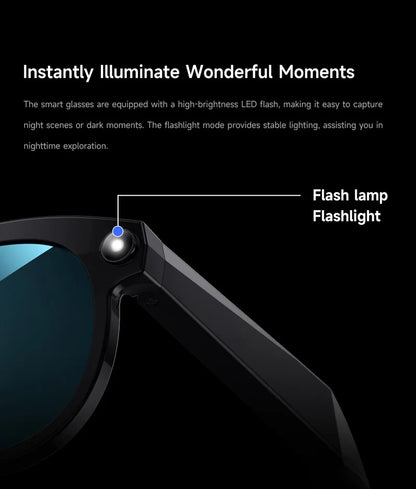 Lenovo AI Smart Glasses M88 – 8K Camera, ChatGPT, Translation & Bluetooth 5.3