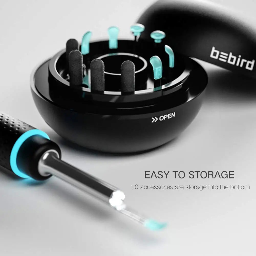Bebird Smart Visual Ear Wax Removal Tool – Wireless Otoscope with Camera & 6 LED Lights