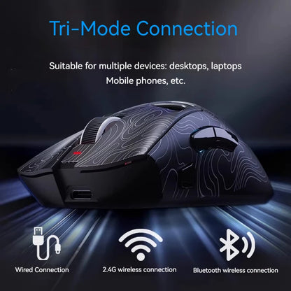 AULA SC620 Wireless Gaming Mouse – PAW3311, Tri-Mode, 12800 DPI, Hollow Design