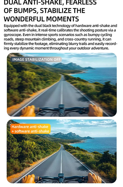 GUHUAVMI Q01 AI Smart Glasses – Dual Camera, 4K Video, Stereo Audio & Real-Time Translation