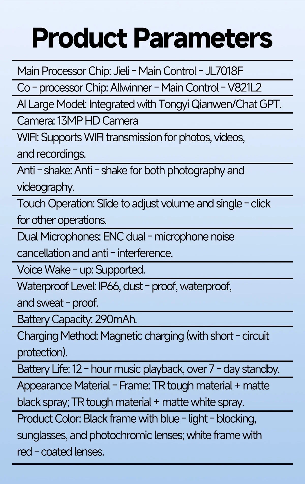 W620 Pro AI Smart Glasses – 4K Camera, Bluetooth 5.3 & Real-Time Translation