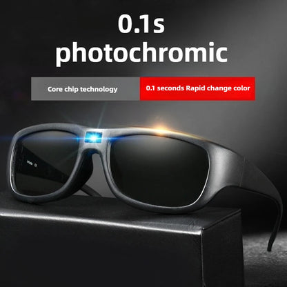 TILIKEU Photochromic Sports Sunglasses – Polarized UV400, TR90