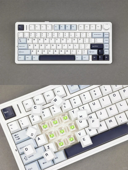 AULA F75 Mechanical Gaming Keyboard – 75%, Triple Mode, RGB, Hot-Swap, Gasket Mount