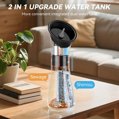 SUNUO Electric Ear Wax Removal Kit – Ear Irrigation System with Dual Water Tank, LED Display & 9 Spray Modes