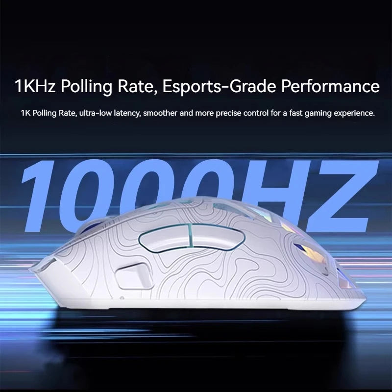 AULA SC620 Wireless Gaming Mouse – PAW3311, Tri-Mode, 12800 DPI, Hollow Design
