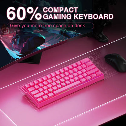 AULA WIN60 HE Pro MAX Gaming Keyboard – Hall Effect, 8000Hz, RT Adjustable, Hot-Swap