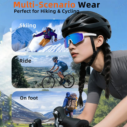 Ola Esporte AI Smart Cycling Glasses – 1080P Camera, UV400, Bluetooth 5.3 & AI Translation