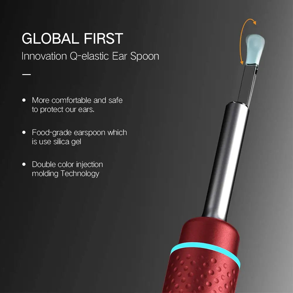 Bebird Smart Visual Ear Wax Removal Tool – Wireless Otoscope with Camera & 6 LED Lights