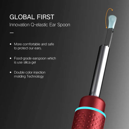 Bebird Smart Visual Ear Wax Removal Tool – Wireless Otoscope with Camera & 6 LED Lights