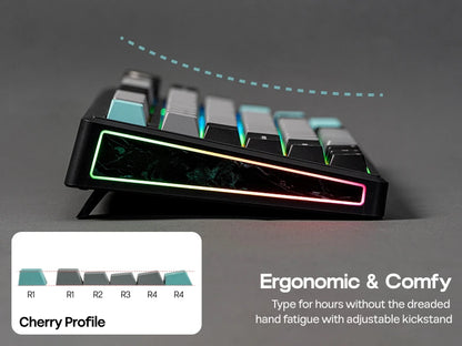 EPOMAKER TH80 V2 Mechanical Keyboard – 75%, Tri-Mode, 8000mAh, Gasket Mount, RGB