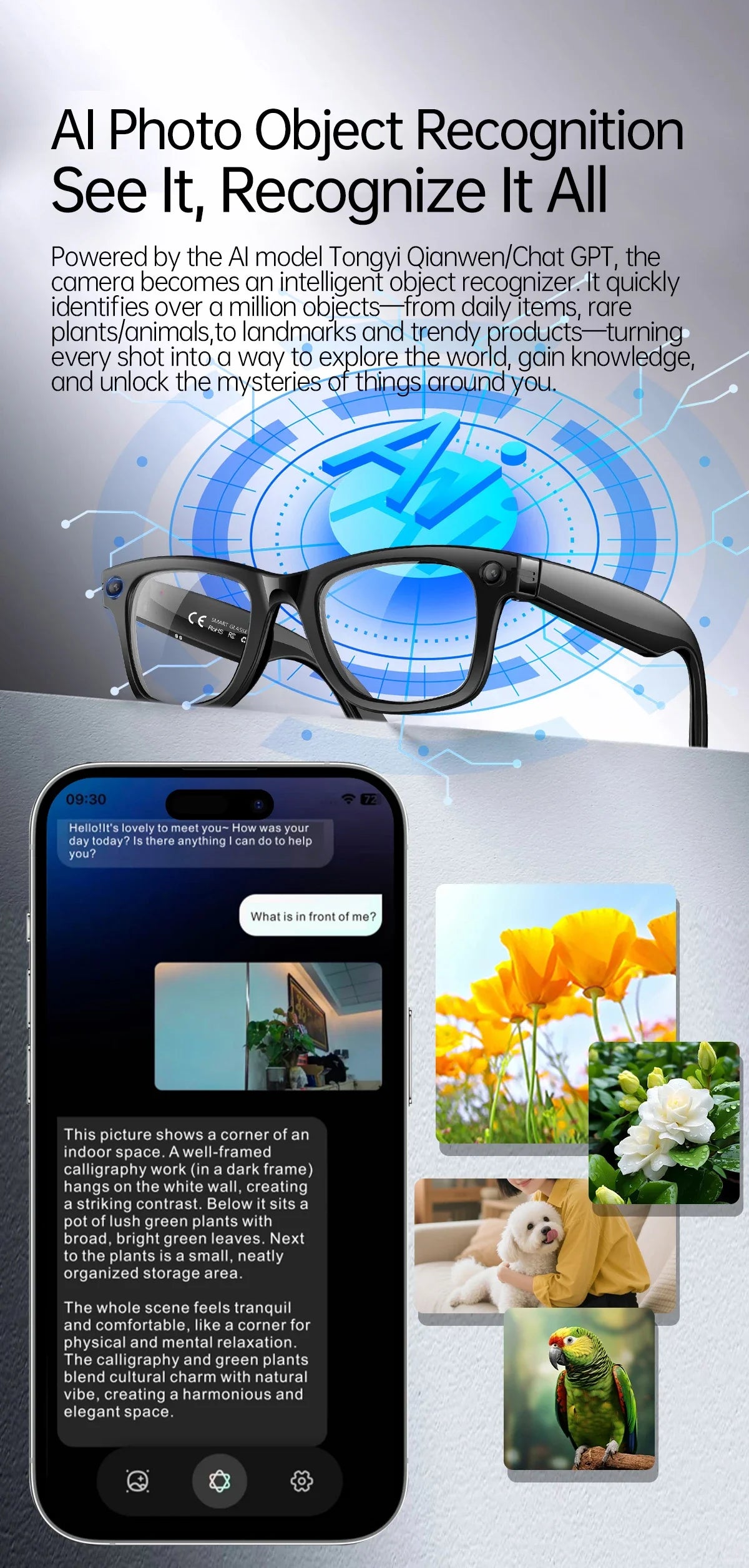 W620 Pro AI Smart Glasses – 4K Camera, Bluetooth 5.3 & Real-Time Translation