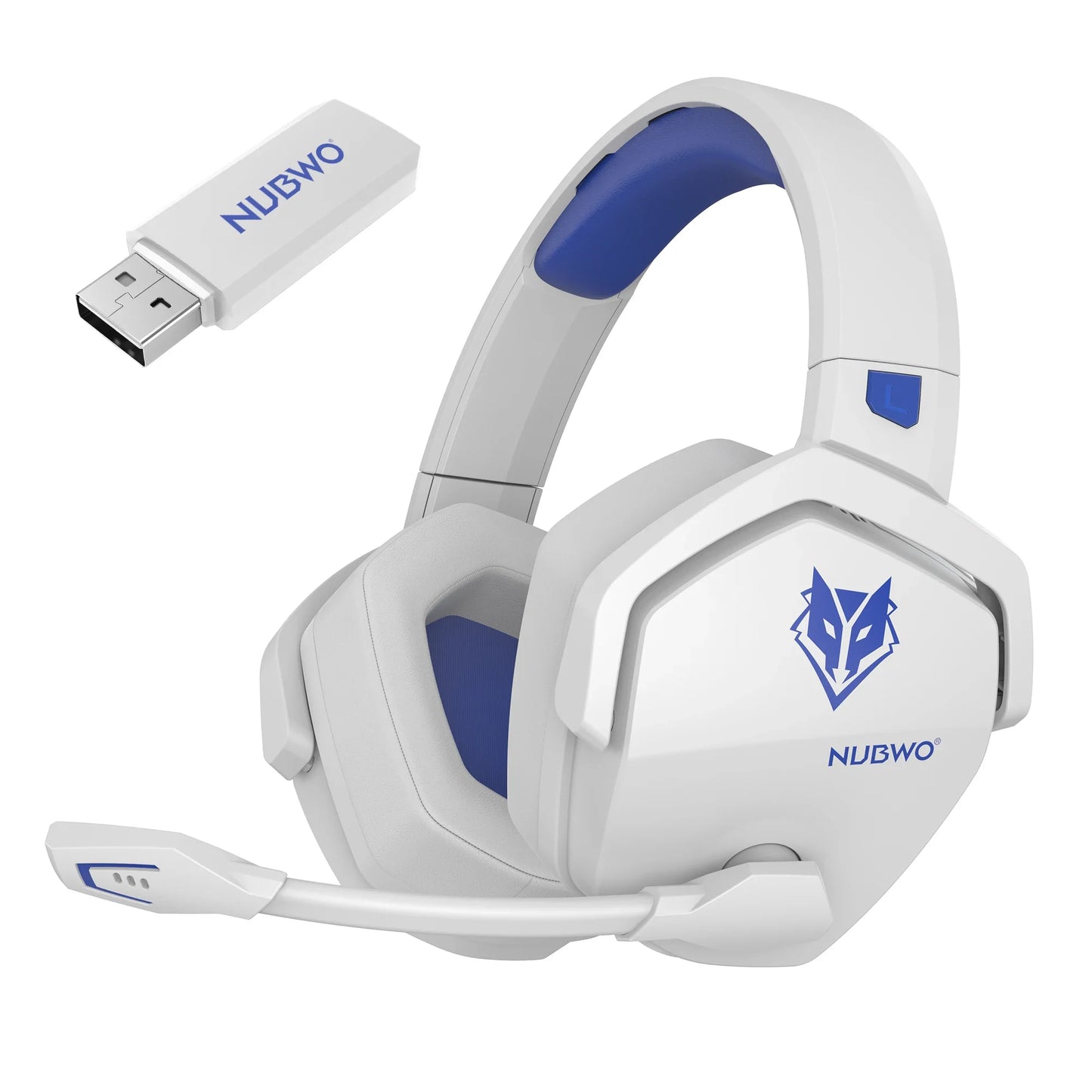 NUBWO G06 Wireless Gaming Headset – 2.4GHz + BT 5.3, 100H Battery, PS5/PS4/PC/Switch