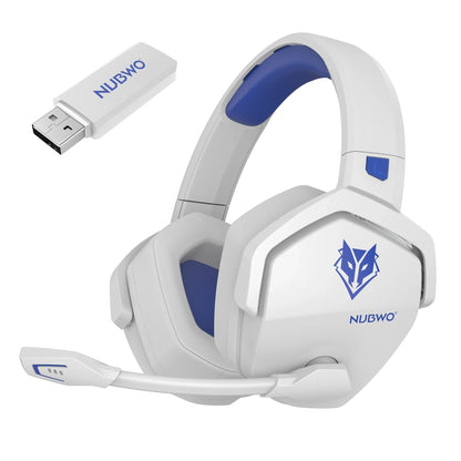 NUBWO G06 Wireless Gaming Headset – 2.4GHz + BT 5.3, 100H Battery, PS5/PS4/PC/Switch