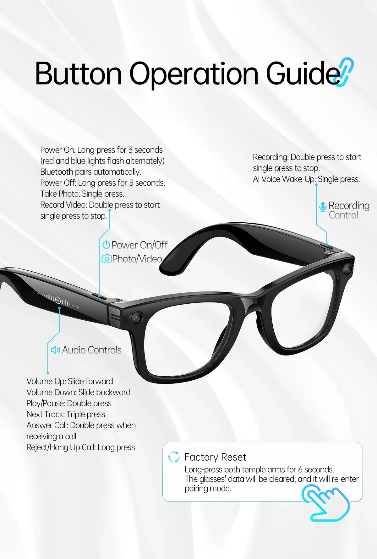 W620 Pro AI Smart Glasses – 4K Camera, Bluetooth 5.3 & Real-Time Translation