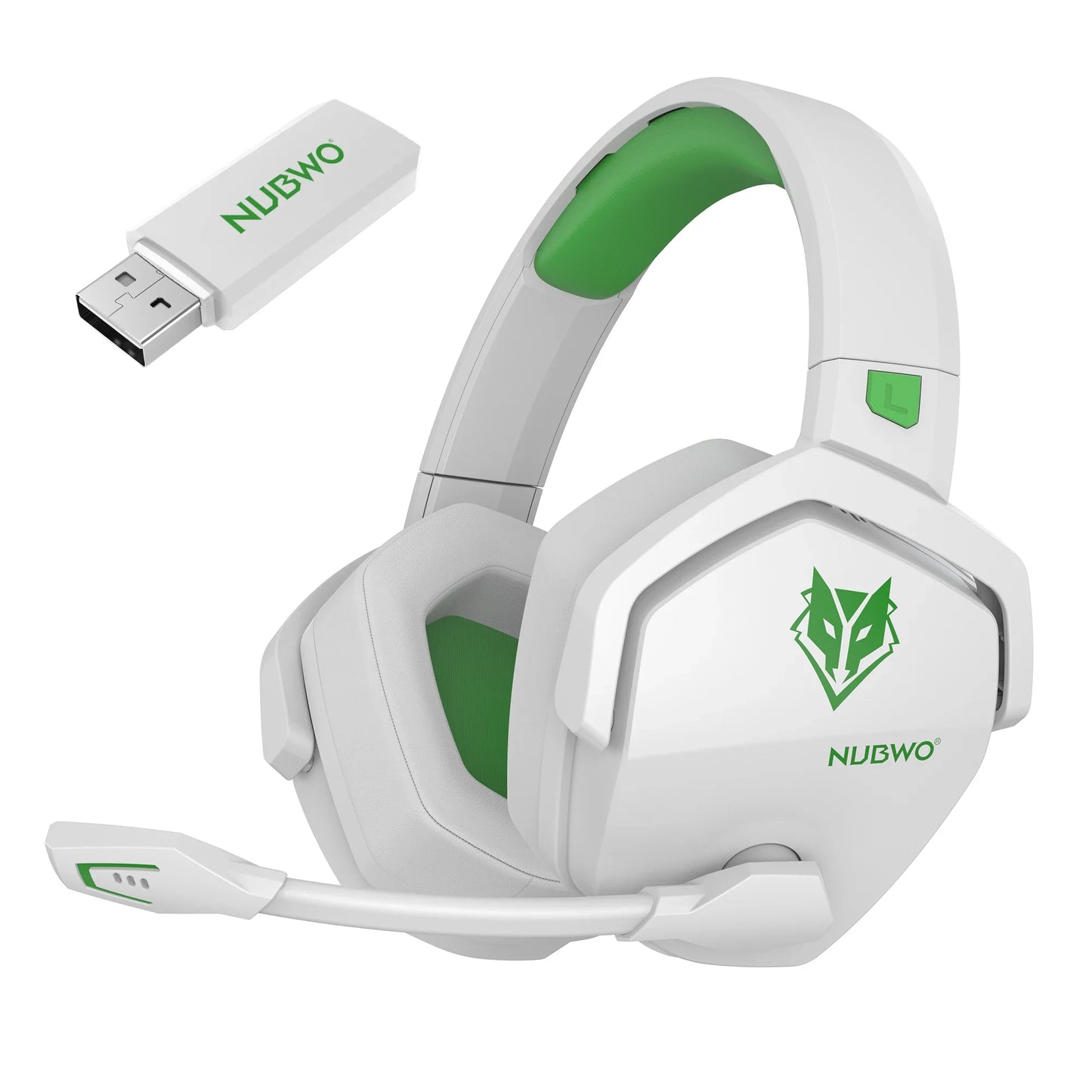 NUBWO G06 Wireless Gaming Headset – 2.4GHz + BT 5.3, 100H Battery, PS5/PS4/PC/Switch