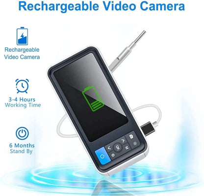 Digital Otoscope with 3.9mm Lens & HD Camera – Ear Wax Removal Tool for Kids & Adults