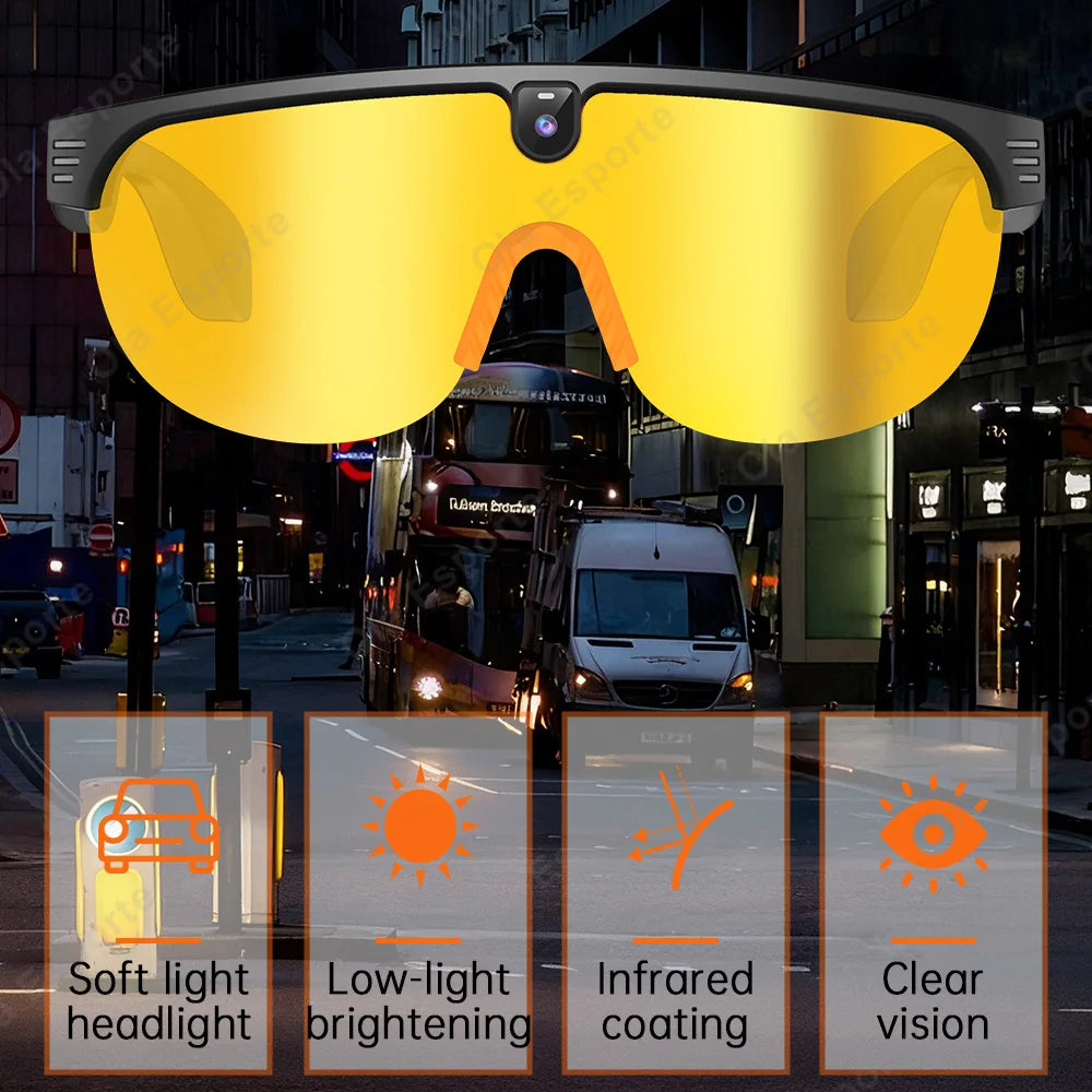 Ola Esporte AI Smart Cycling Glasses – 800MP Sony Camera, 1200P Video & Real-Time Translation