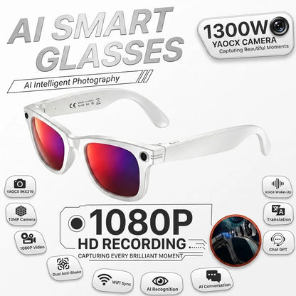 W620 Pro AI Smart Glasses – 4K Camera, Bluetooth 5.3 & Real-Time Translation