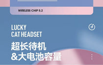 Cat Ear Bluetooth Headset – RGB Lights, Kawaii Design, Gift for Girls, 5 Colors