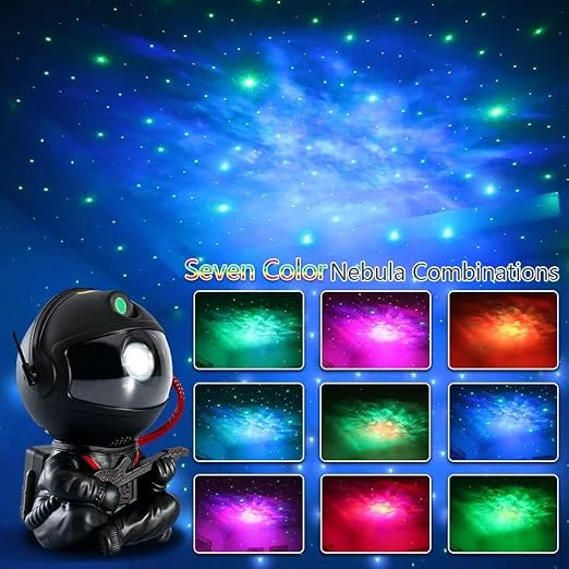 SPAPDVT Astronaut Star Projector Lamp – RGB Night Light, Room Decor, Gift