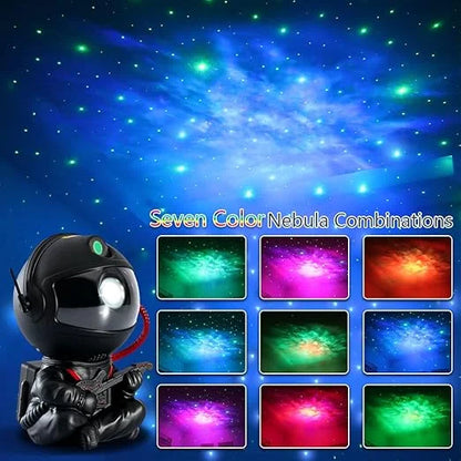 SPAPDVT Astronaut Star Projector Lamp – RGB Night Light, Room Decor, Gift