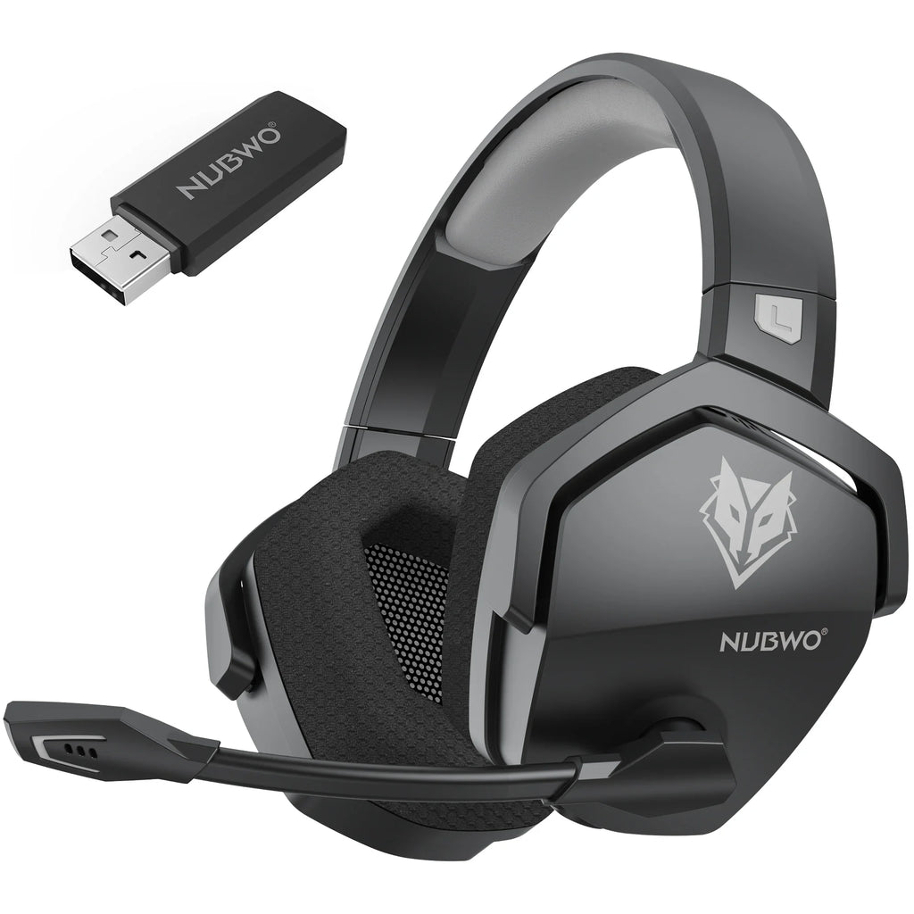 NUBWO G06 Wireless Gaming Headset – 2.4GHz + BT 5.3, 100H Battery, PS5/PS4/PC/Switch