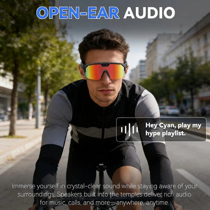 GUHUAVMI Q01 AI Smart Glasses – Dual Camera, 4K Video, Stereo Audio & Real-Time Translation
