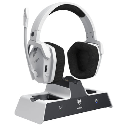 NUBWO G06 Wireless Gaming Headset – 2.4GHz + BT 5.3, 100H Battery, PS5/PS4/PC/Switch