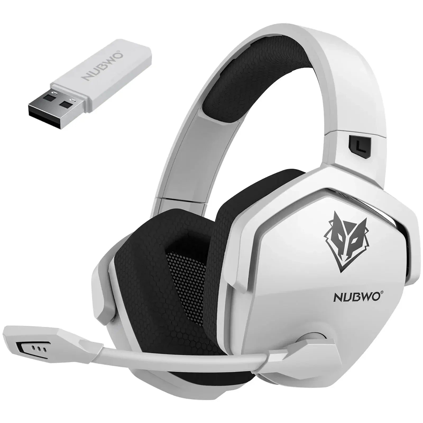 NUBWO G06 Wireless Gaming Headset – 2.4GHz + BT 5.3, 100H Battery, PS5/PS4/PC/Switch