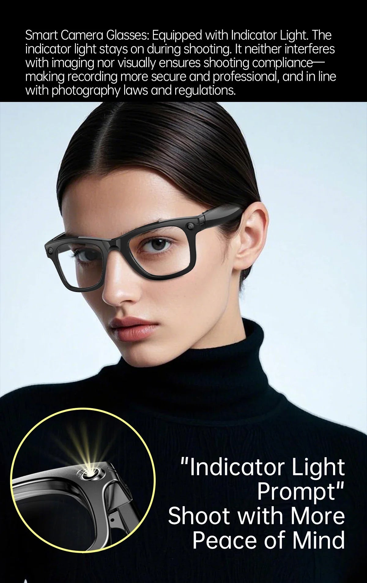 W620 Pro AI Smart Glasses – 4K Camera, Bluetooth 5.3 & Real-Time Translation