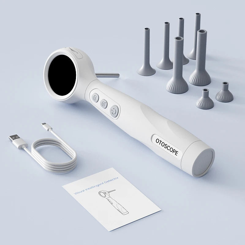 ILIHOME Visual Ear Cleaner with 1.38" Screen – 1080P HD Otoscope, 4.2mm Lens & 6 LED Lights